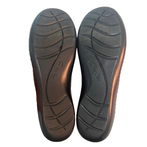 Clarks Ashland Bubble Slip-On Black Loafer Comfort Flats Women’s Size 12 N - Picture 7 of 14